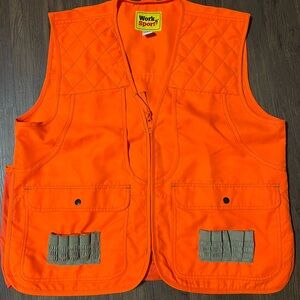 Work Sport neon hunting vest